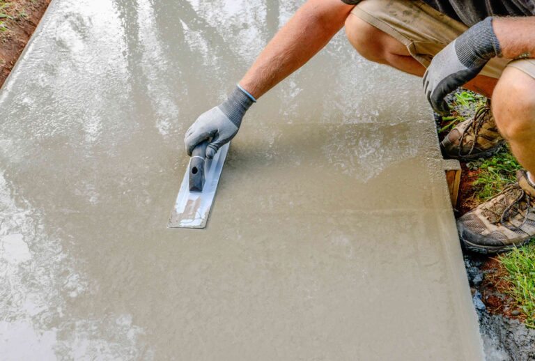 can you pour dry concrete then add water
